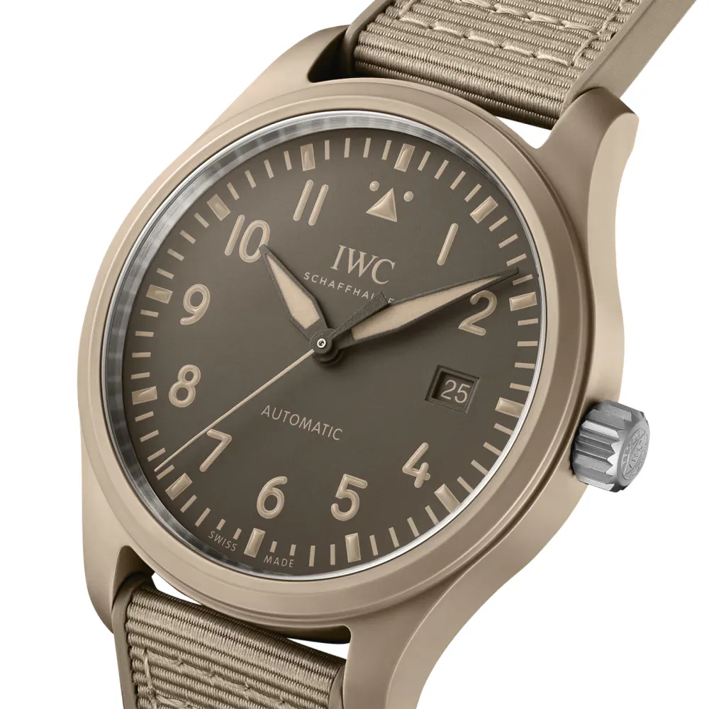 IWC Pilot Automatic 41 TOP GUN Mojave Desert Mens Watch detail 2