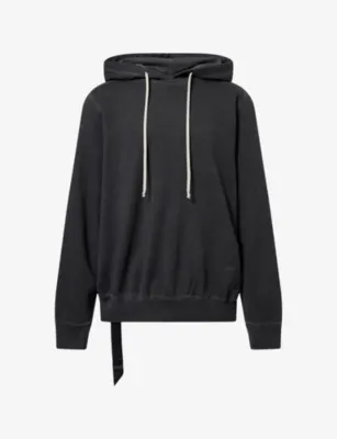 RICK OWENS DRKSHDW Oversized Drawstring Cotton Hoody