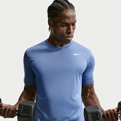 Nike Men's Dri-FIT Training T-Shirt - Indigo Storm/White in Indigo Storm/White – Nike men's and unisex