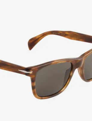 EYEWEAR BY DAVID BECKHAM 1007/S Square-Frame Acetate Sunglasses detail 2