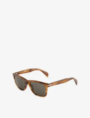 EYEWEAR BY DAVID BECKHAM 1007/S Square-Frame Acetate Sunglasses detail 3