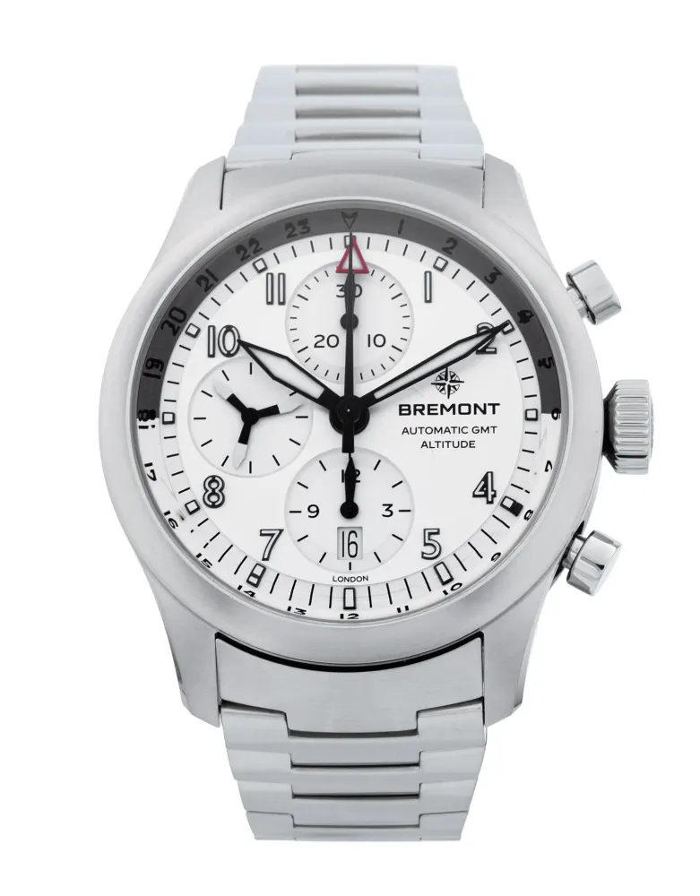 Bremont Altitude ALT42-CHR-G-SS-SI-B — 2024 — Excellent in Silver Arabic – Pre-owned watches