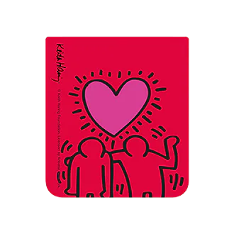 Samsung Keith Haring 'Love' contents card for Z Flip7 FE | Z Flip6 | Z Flip5 Flipsuit Case – Consumer technology