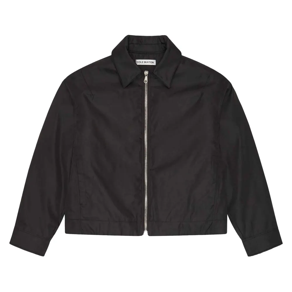 Cole Buxton Men's Italian Long Sleeve Stand Collar Overshirt