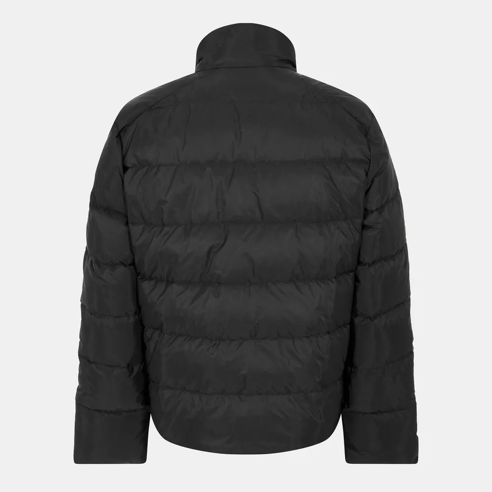 Prada Men's Re-Nylon Long Sleeve Short Puffer Jacket detail 2
