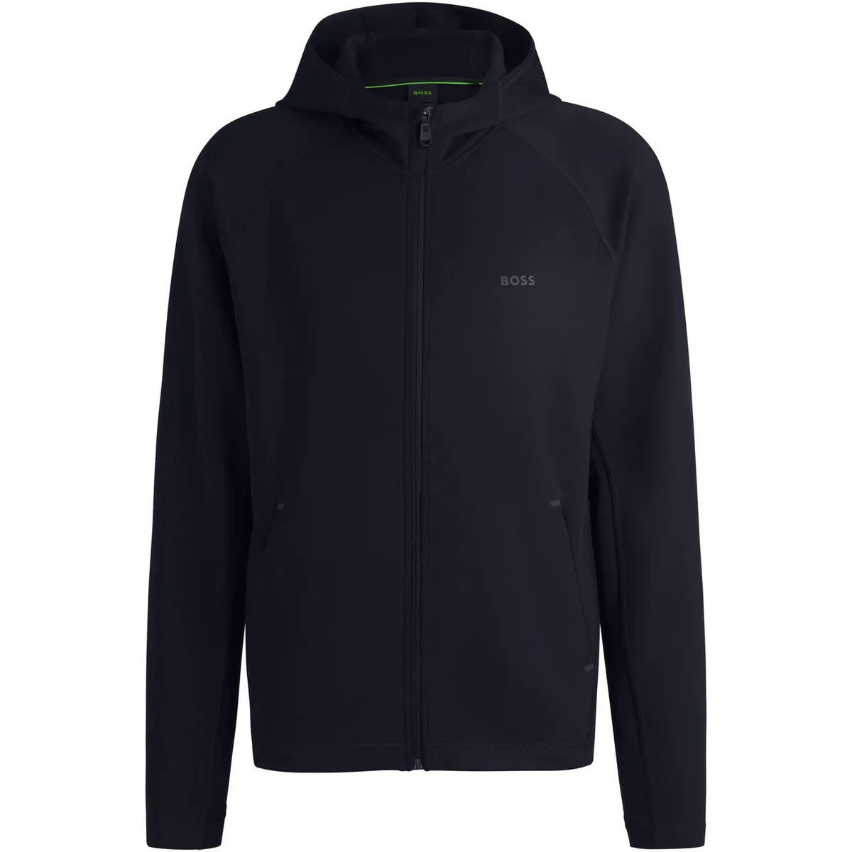 Boss Men's Sicon Active Green Moisture-Wicking Tracksuit Top