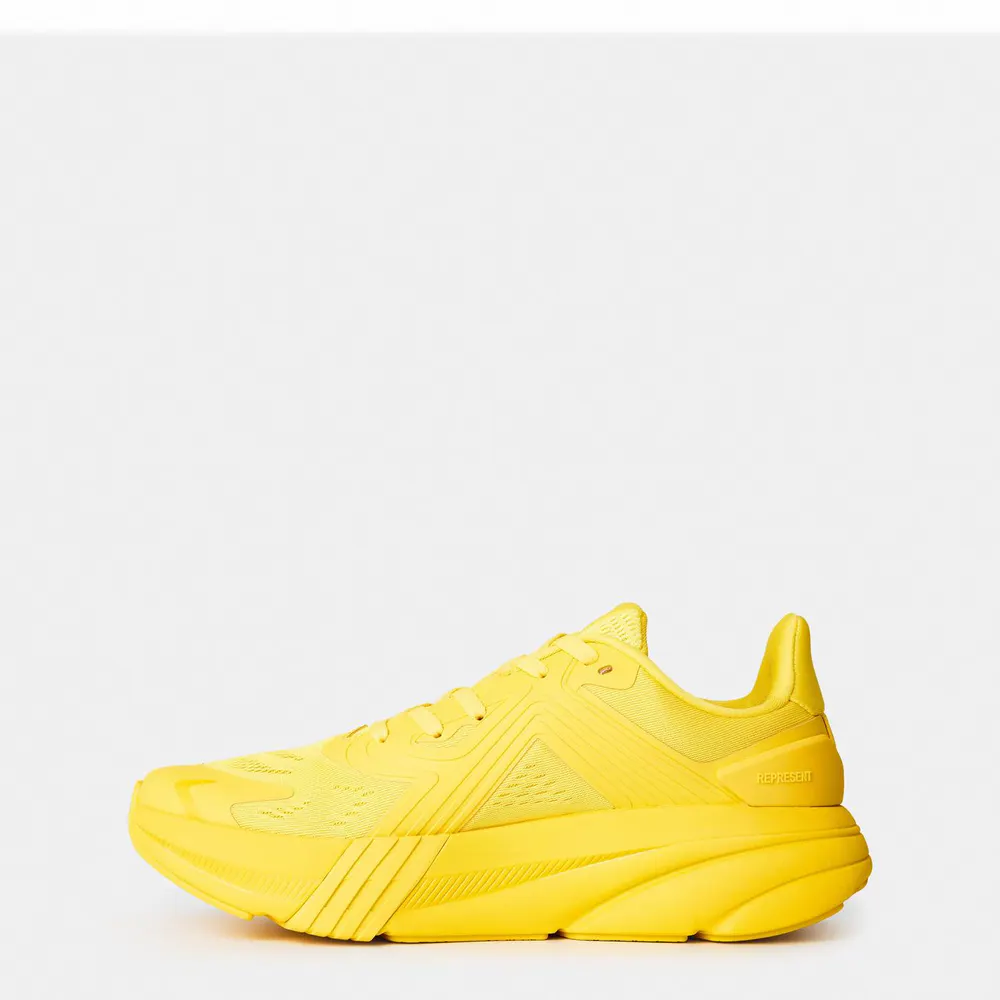 Represent 247 Arc-1 Running Trainers in Yellow, additional product view 2