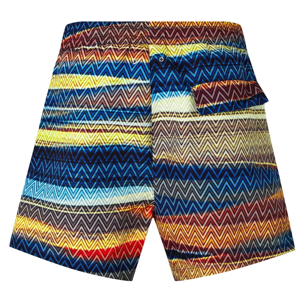 Missoni Men's Striped Quick-Drying Swim Shorts in Multi SM9LU, additional product view 2