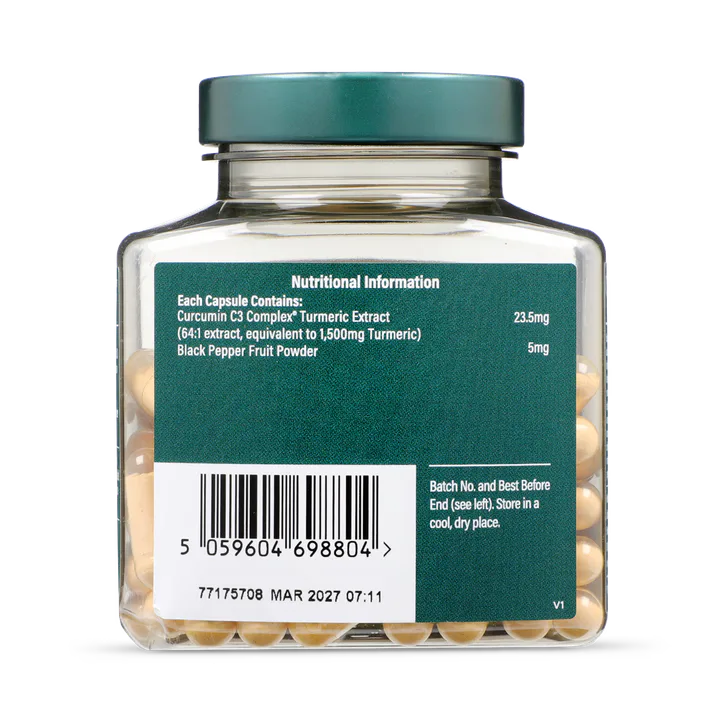 For Him Turmeric 1500mg + Black Pepper 90 Capsules, additional product view 2