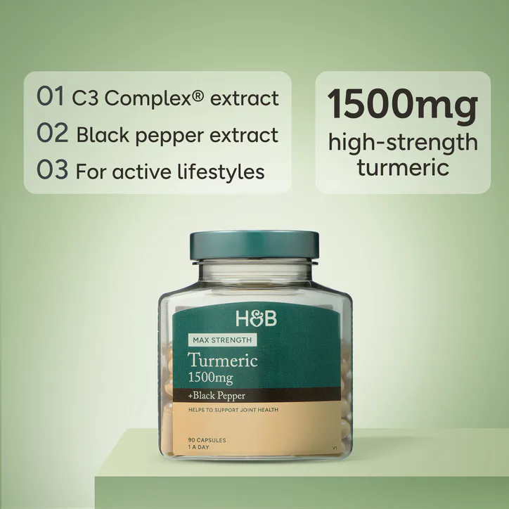 For Him Turmeric 1500mg + Black Pepper 90 Capsules, additional product view 3