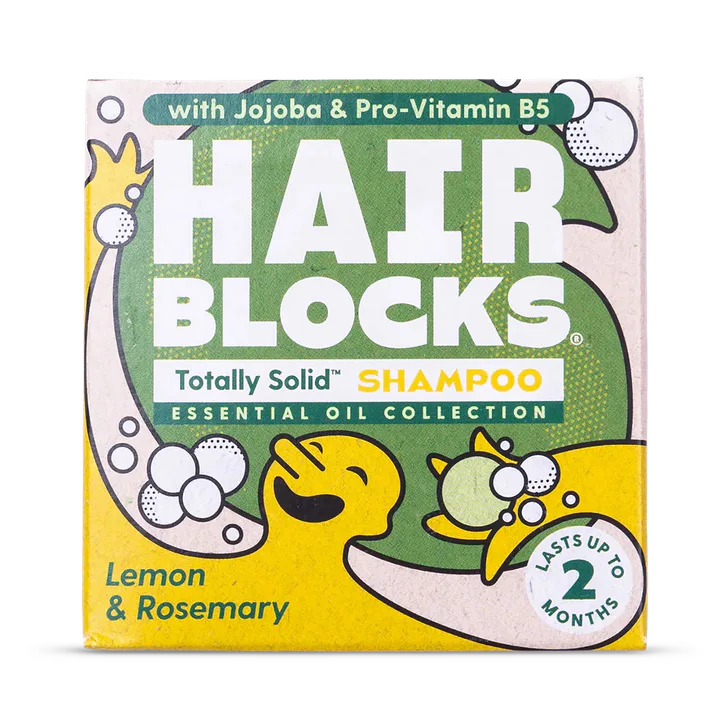 Shower Blocks Solid Shampoo - Lemon & Rosemary