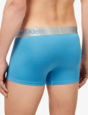 CALVIN KLEIN Micro-Stretch Pack of Three Jersey Trunks detail 3
