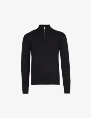 ARNE Funnel-neck regular-fit cotton-knit jumper