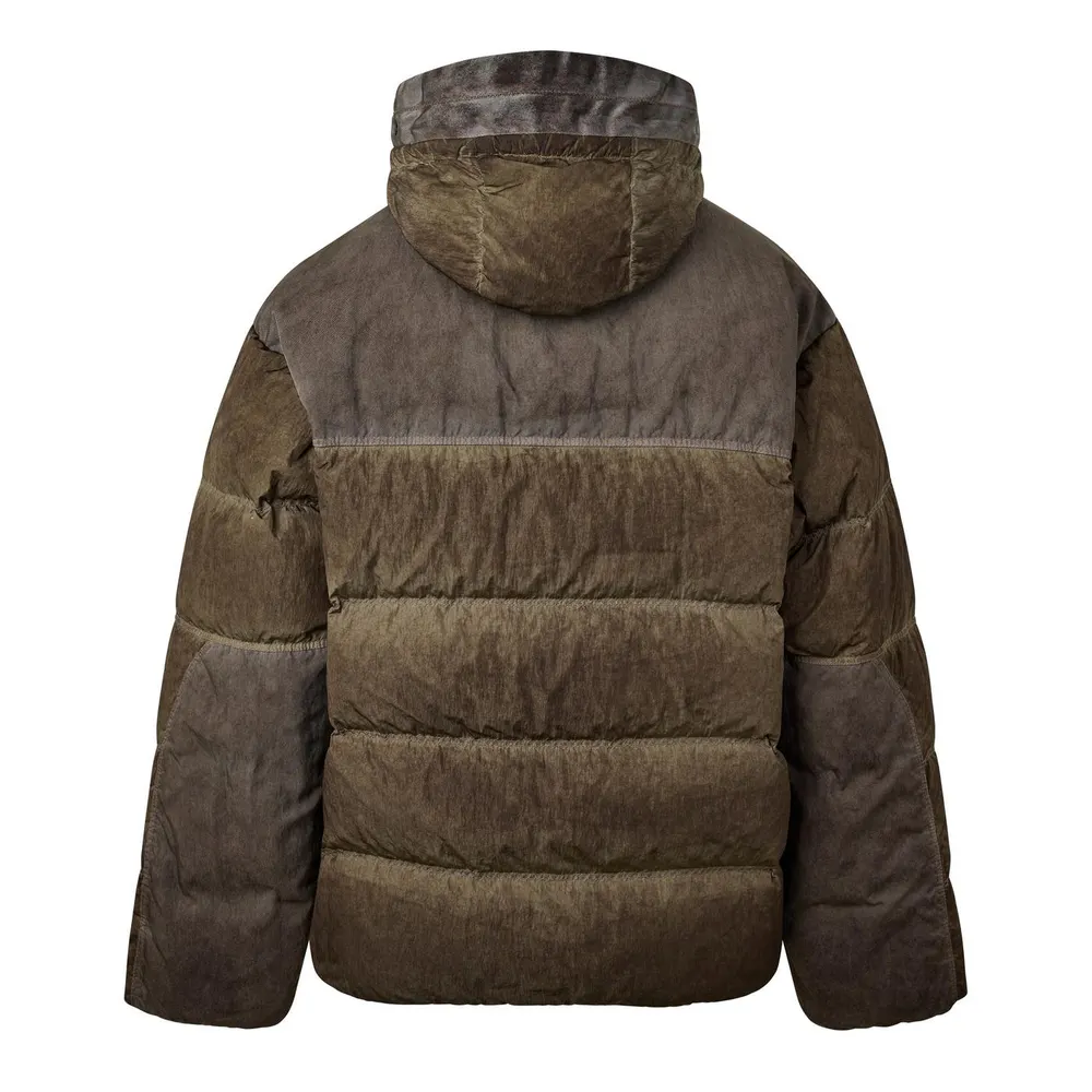 CP Company Men's Re-Col Goggle Duck Down Full-Zip Hooded Puffer Jacket detail 2