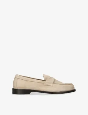 VINNY'S Bobbee Suede Loafers - EUR 43 / 9 UK MEN in Beige – Mens | Loafers