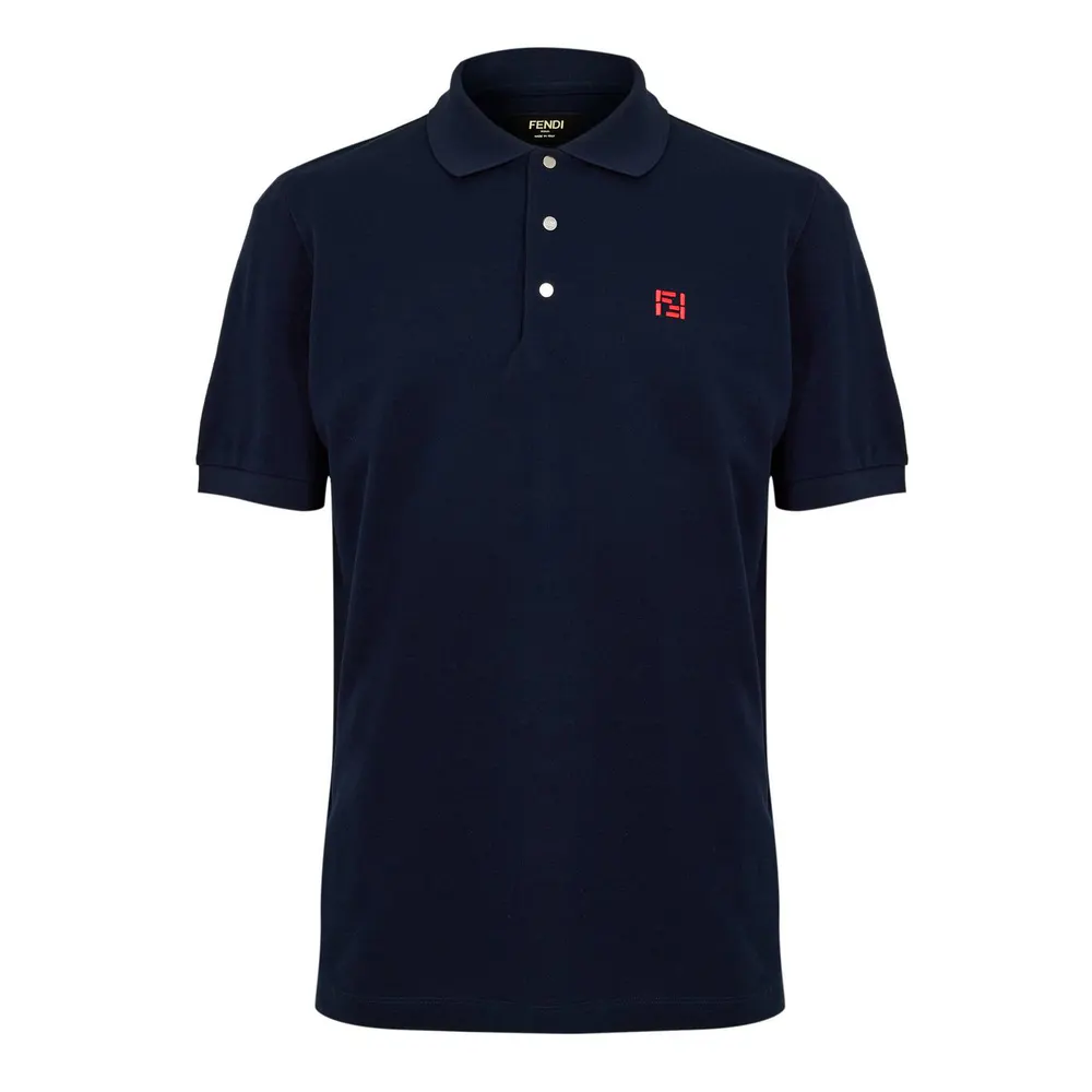 Fendi Men's Short Sleeve Polo Shirt