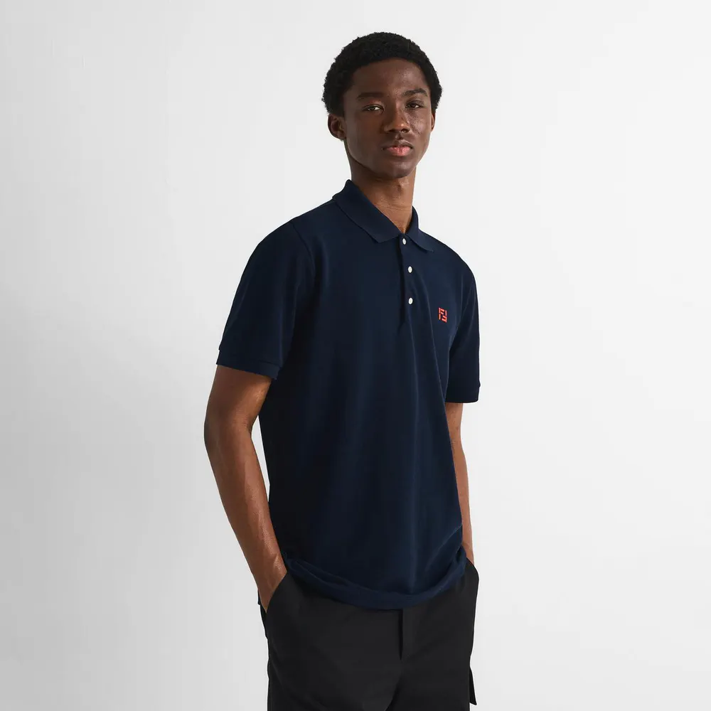 Fendi Men's Short Sleeve Polo Shirt detail 3