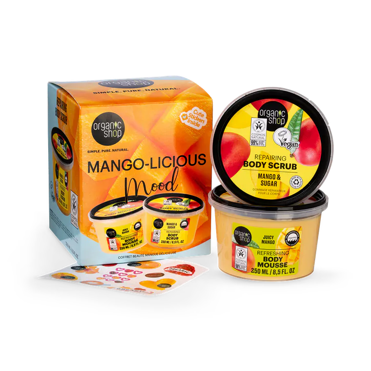 Organic Shop Mango-Licious Mood Beauty Gift Set 250ml/250ml