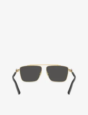 DOLCE & GABBANA DG2336 Square-Frame Metal Sunglasses detail 3