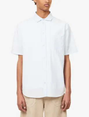 LOEWE x Paula's Ibiza Embroidered Cotton-Blend Shirt - 15.75 detail 3