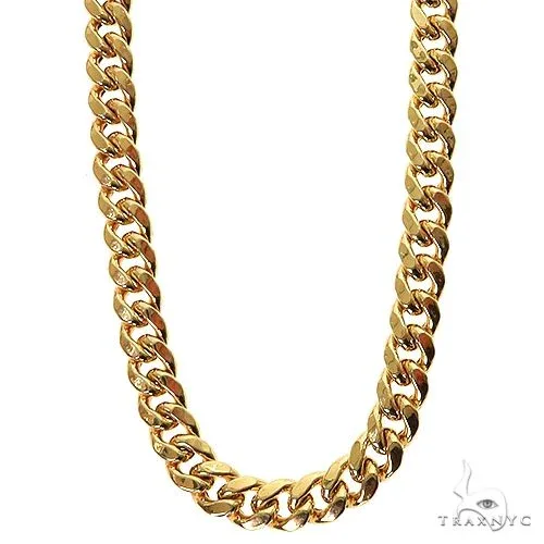 JALGAS - ROYAL CHAIN GROUP Miami Cuban Hollow 14k Yellow Gold 22 Inches 5.5mm 68417 in Yellow / 22 Inches – Chain
