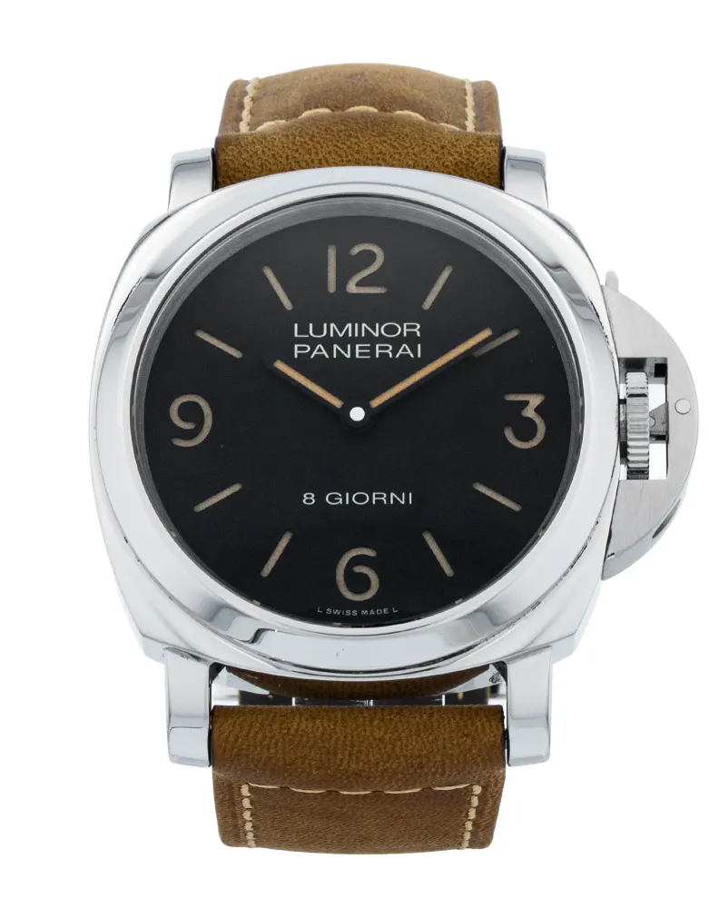 Panerai Luminor 8 Giorni PAM00914 — 2026 — Excellent in Black Quarter Arabic – Pre-owned watches