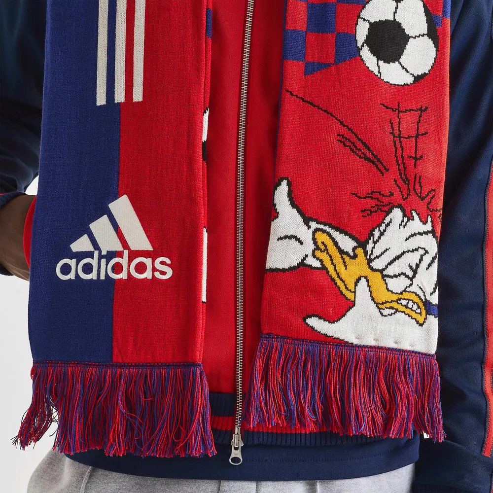 Brain Dead x adidas Men's Midweight Scarf in Better Scarlet, additional product view 3