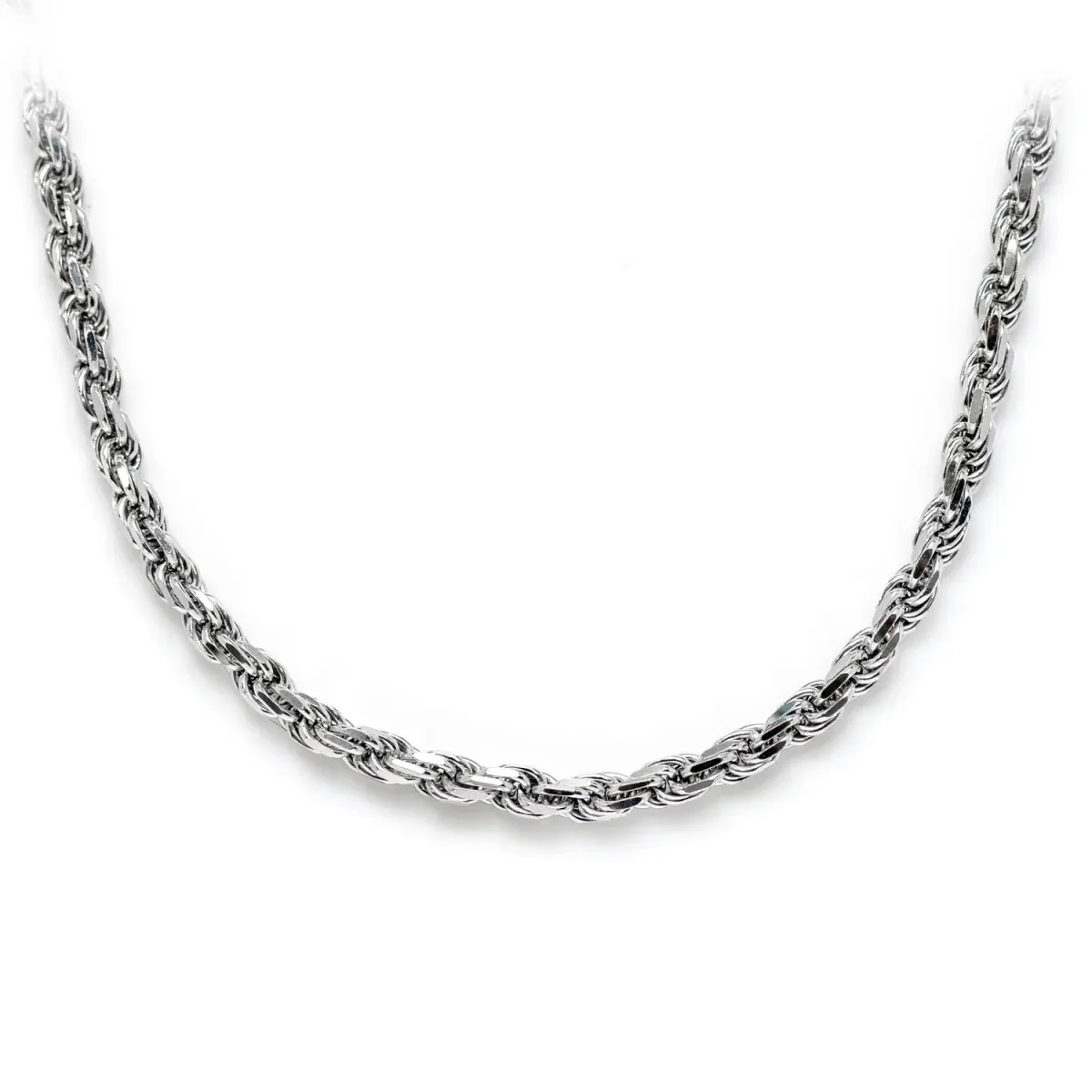 For Him Sterling Silver Rope Chain in 2.5mm / 925 Sterling Silver / 22" – Chain