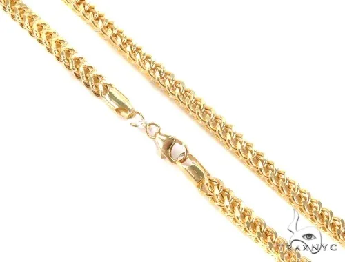 JALGAS - JOE RODEO CHAINS 10K Yellow Gold Hollow Franco Chain 7mm 47897 in 30 Inches – Chain