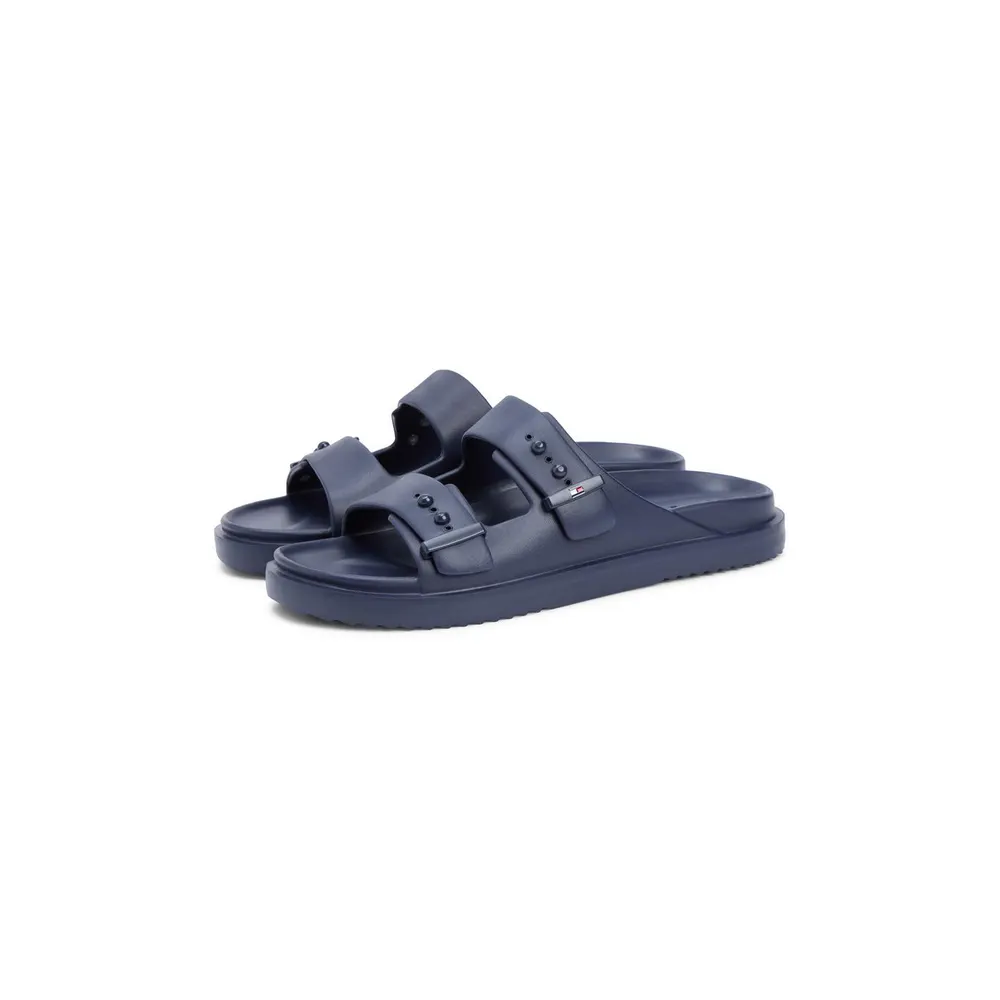 Tommy Hilfiger Men's Pool Sliders in Desert Sky, additional product view 3