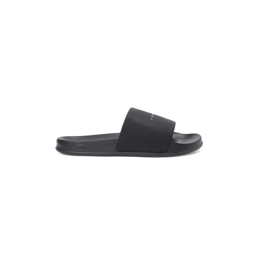 Tommy Hilfiger Men's Pool Sliders in Black – Footwear