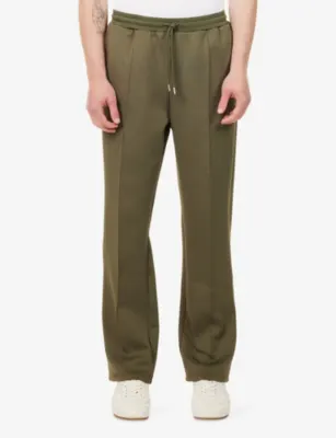 LES DEUX Signature Brand-Embroidered Woven Track Joggers detail 3