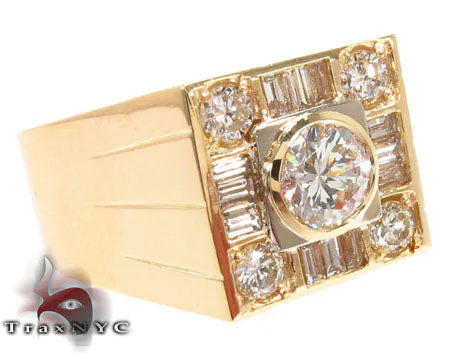 RINA - For Him FACTORY Custom Diamond Ring 28083 in Rose Gold / 10 – Ring