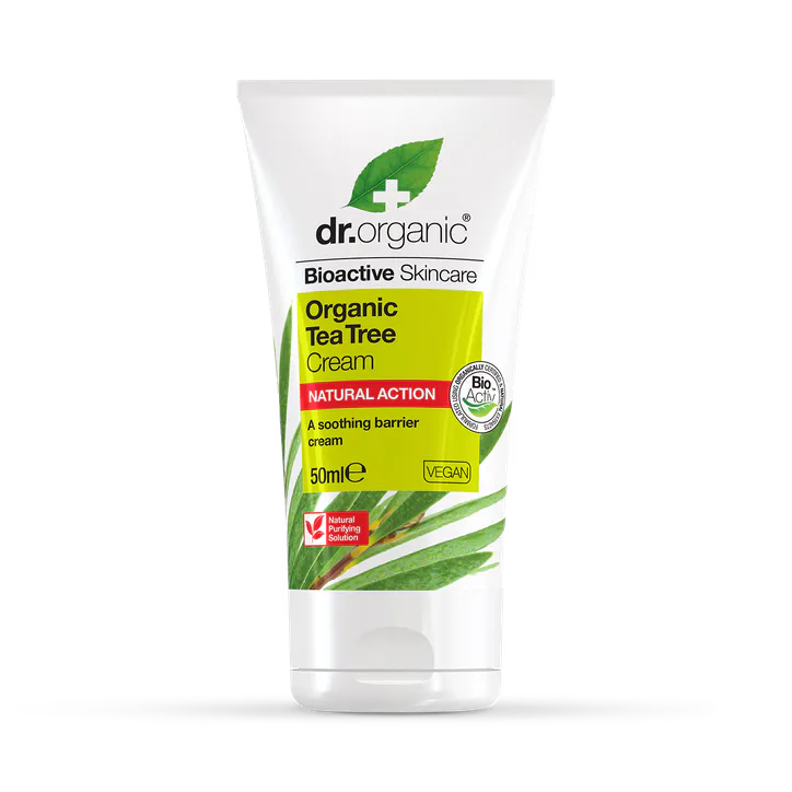 Dr Organic Tea Tree Cream 50ml detail 2