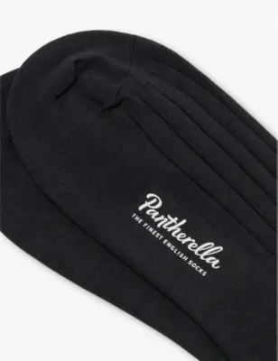 PANTHERELLA Pembrey branded cotton-blend socks detail 2