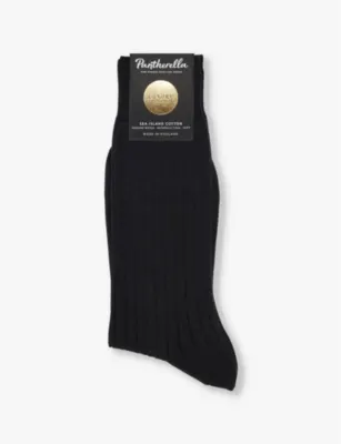 PANTHERELLA Pembrey branded cotton-blend socks
