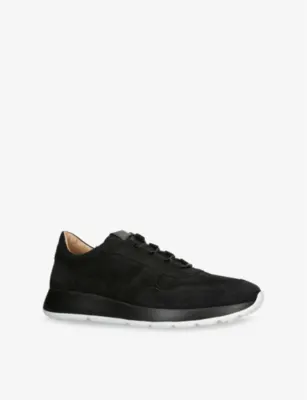 TODS Nuova Allacciato Sportivo 79K Suede Low-Top Trainers - EUR 42.5 / 8.5 UK MEN in BLACK, additional product view 3