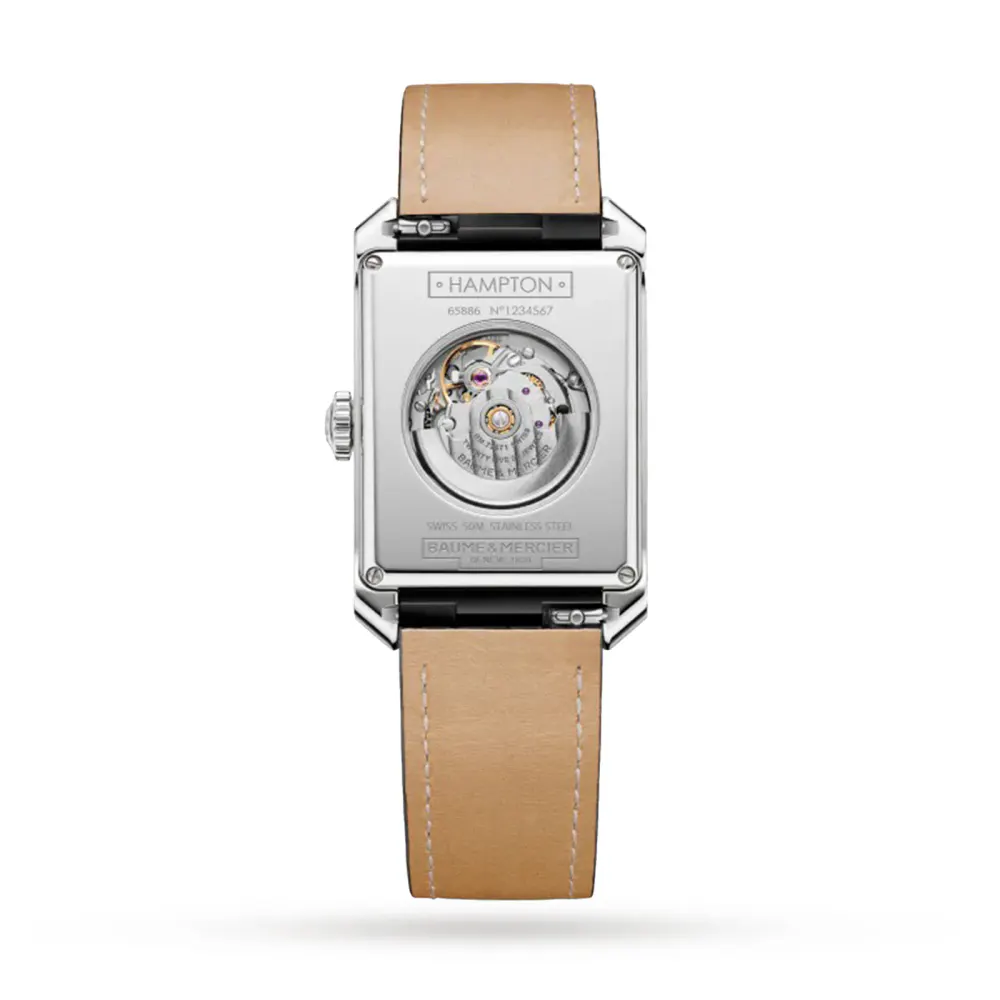Baume & Mercier Hampton Automatic 43mm X 27.5mm Mens Watch in Silver, additional product view 2