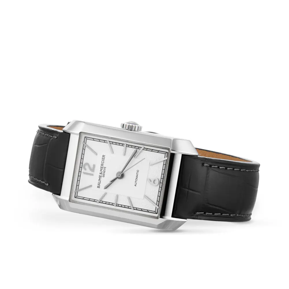 Baume & Mercier Hampton Automatic 43mm X 27.5mm Mens Watch in Silver, additional product view 3