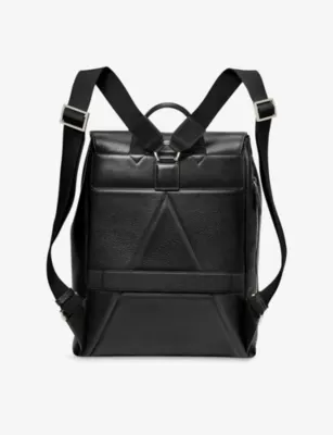 ASPINAL OF LONDON Reporter Leather Backpack detail 3