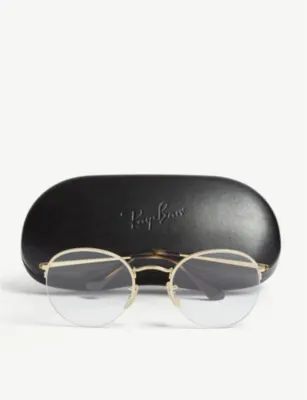 RAY-BAN RB3947V phantos-frame glasses in Gold, additional product view 2