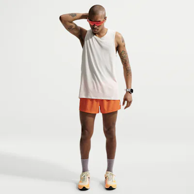 Nike ACG Trailwind Men's Dri-FIT ADV 7.5cm (approx.) Brief-Lined Shorts - Safety Orange/Safety Orange/Summit White