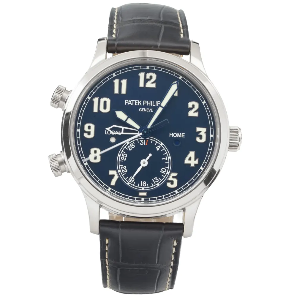 Patek Philippe Complications 5524G-001 — 2017 — Very good in Blue Arabic – Pre-owned watches