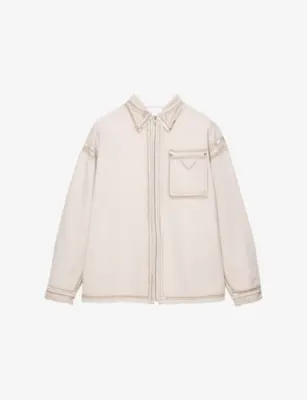 PRADA Bull Zipped Denim Shirt