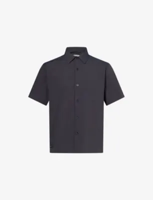 PERCIVAL Rowan Seersucker Cotton-Blend Shirt