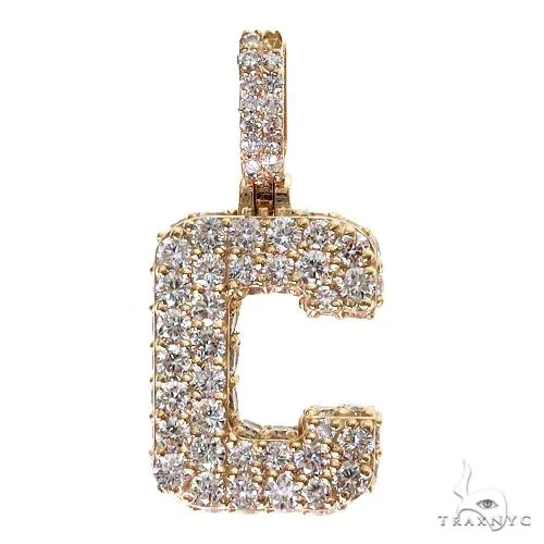 RINA - For Him CUSTOM Custom Made 'C' Initial Pendant 69831 in Rose Gold – Pendant