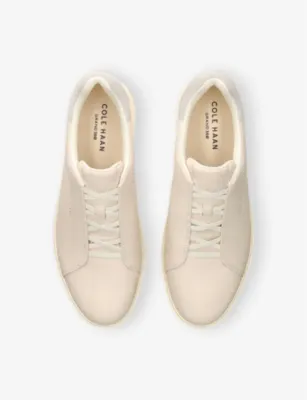 COLE HAAN Grandpro Luxe Slip-On Suede Low-Top Trainers - EUR 44 / 10 UK MEN in BONE, additional product view 2