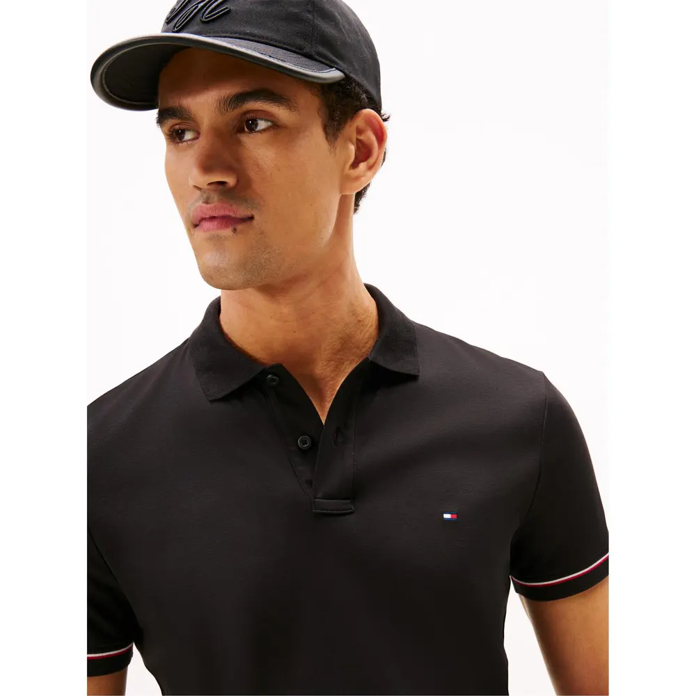 Tommy Hilfiger Men's LiquidTip Short Sleeve Polo Shirt detail 3