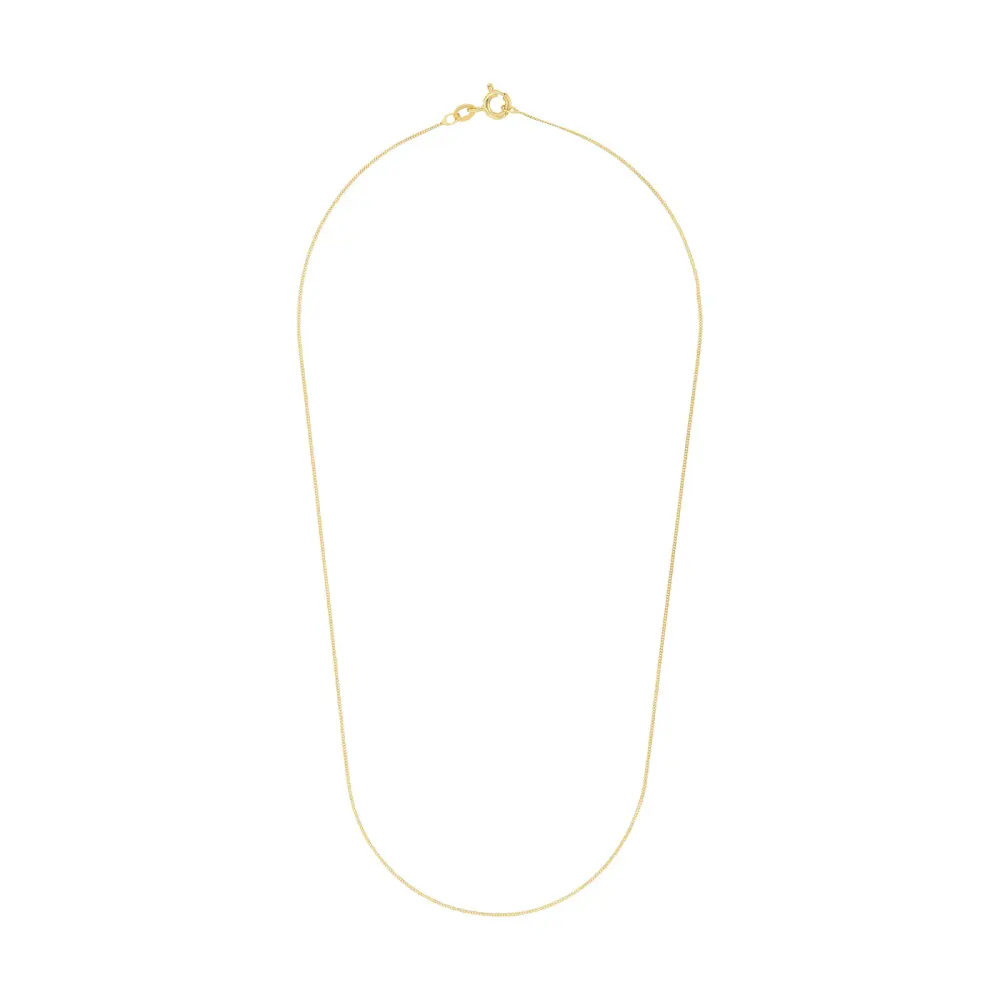 AMOR 9ct Yellow Gold Necklace - 42cm detail 3