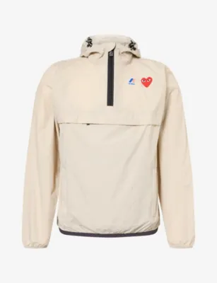 COMME DES GARCONS PLAY Comme des Garçons PLAY x K-Way Shell Windbreaker Jacket - ORANGE